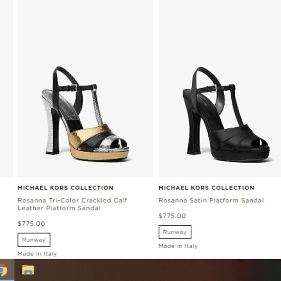 39.5 (9.5) Michael Kors Collection Sandals $495 - Picture 8 of 8